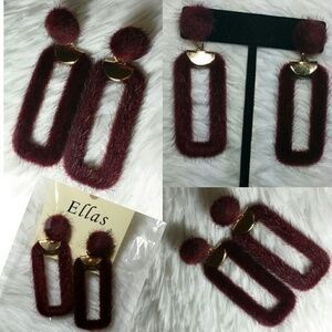 ☄Modern Vintage Faux Pony Hair Earrings